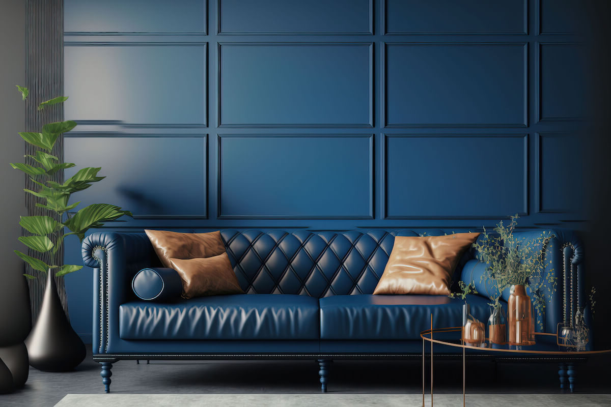 Blue Couch Living Room Ideas